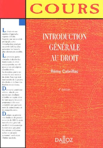 Introduction Générale Au Droit