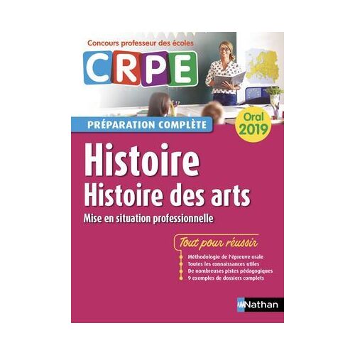Histoire - Histoire Des Arts - Oral 2019 - Préparation Complète - Crpe