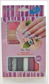 Kit Decoration Ongles Nail Art Strass Et Paillettes 