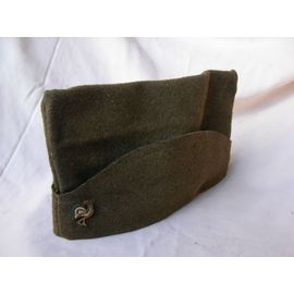 Ww2/Prewar France Calot Bonnet De Police M18 De Libération Avec Broche Coq Bbr