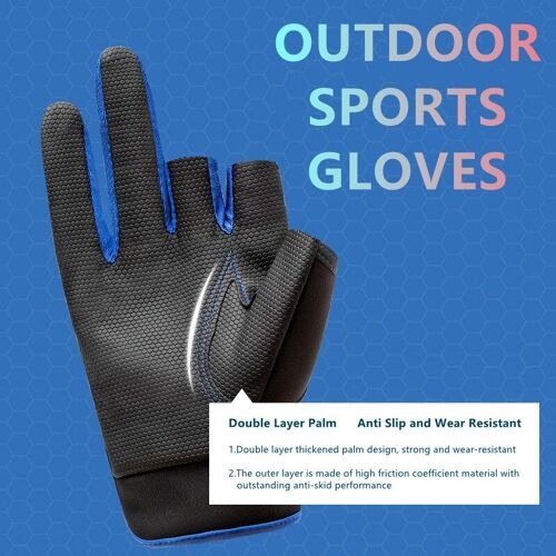 Gants Antidérapants Durables Pour Moto D'été, De Cyclisme, De Sport, Demi-Doigt, Antidérapants, Anti-Transpiration, Pour Hommes Et Femmes