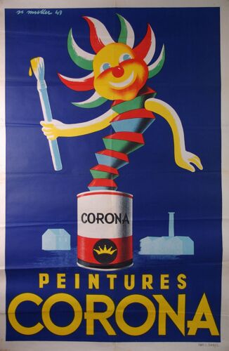 Affiche Peinture Corona