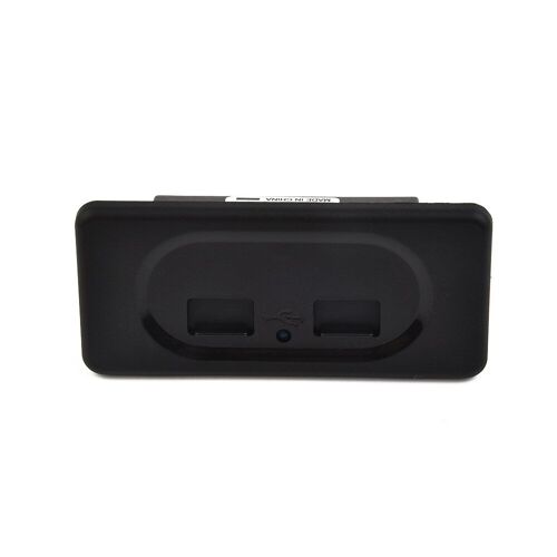 Chargeur De Voiture À Double Port Usb Pour Camping-Car, Adaptateur De Prise De Courant 12v, Noir, Dc5v/3.1a