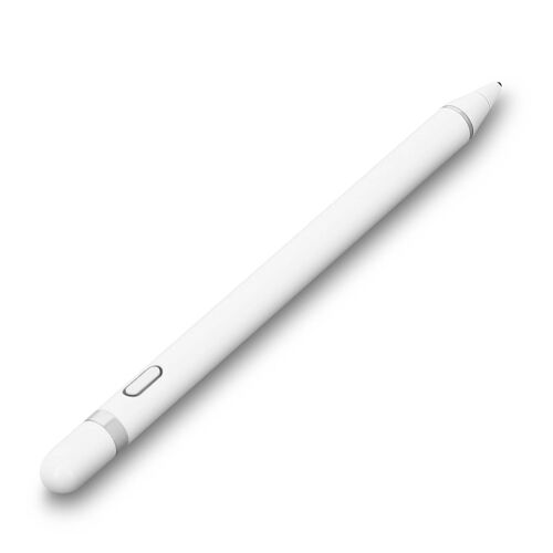 Stylet Smartphone/Tablette/PC à écran tactile Pointe fine Aluminium Blanc