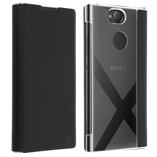 Étui Xperia Xa2 Housse Folio Clapet Portefeuille Muvit Made For Xperia - Noir