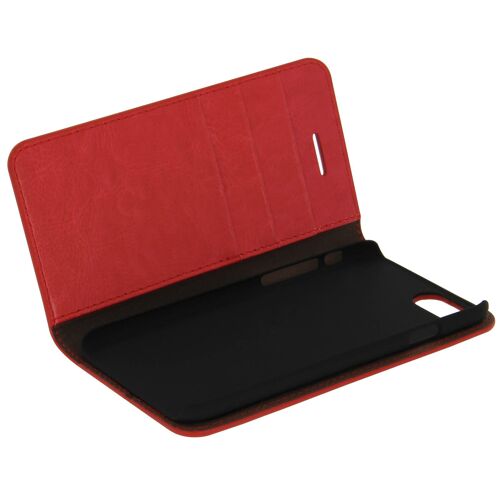 Etui à Clapet Cuir Rouge iPhone 7 Plus / iPhone 8 Plus
