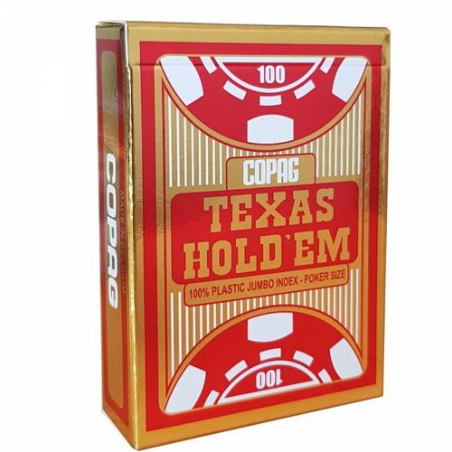 Cartes Poker Copag Jumbo Index 2 Rouge