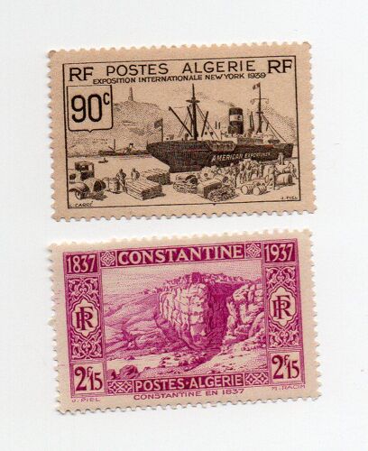 Algérie- Lot De 2 Timbres Neufs Divers