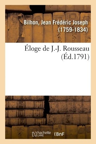 Éloge De J.-J. Rousseau