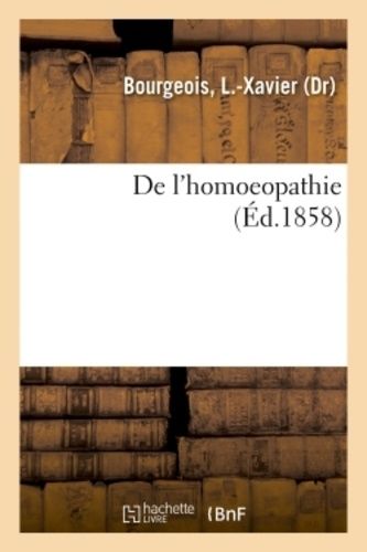 De L'homoeopathie