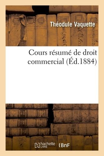 Cours Résumé De Droit Commercial