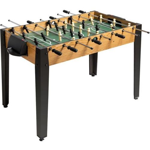 COSTWAY Baby Foot Table pour Adulte/Enfant 122x61x79CM en Bois avec 2 Balles 2 Affichages de Score pour Maison/Salles de Jeux /Bars