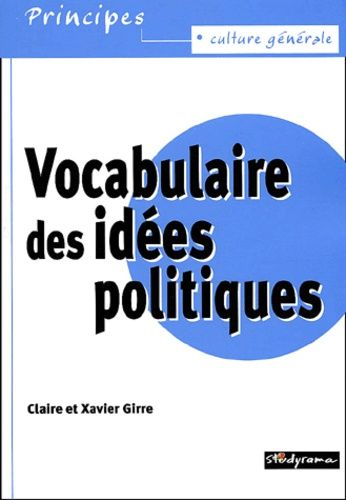 Vocabulaire Des Idées Politiques