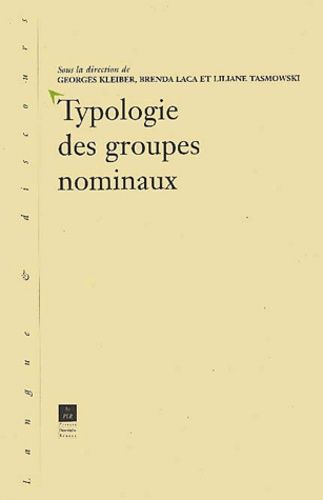 Typologie Des Groupes Nominaux
