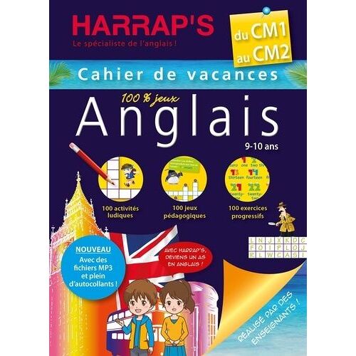 Cahier De Vacances Anglais Du Cm1 Au Cm2 - 100 % Jeux