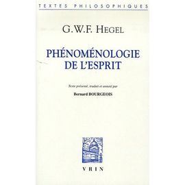 Phénoménologie De L'esprit