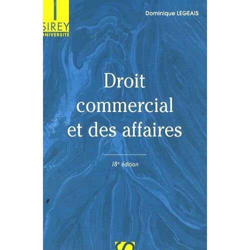 Droit Commercial Et Des Affaires