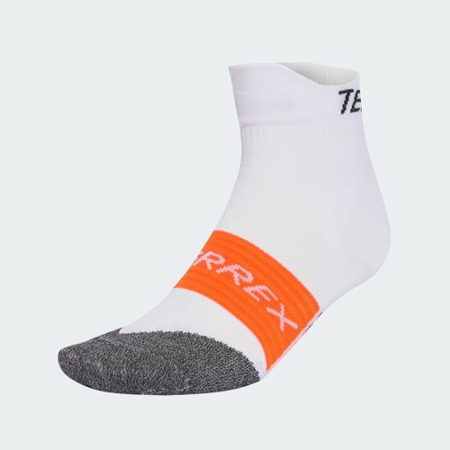 Chaussettes Mi-Mollet Terrex Heat.Rdy Trail Running Agravic Adidas - White / Black / Impact Orange - 43-45
