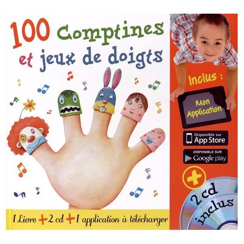 100 Comptines Et Jeux De Doigts (2 Cd Audio)