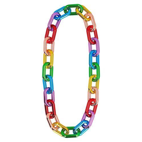 Collier Chaines Multicolores Adulte