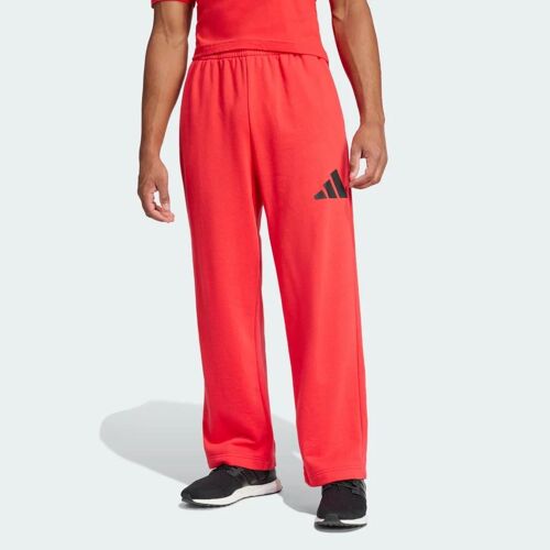 Pantalon Logo À 3 Bandes Jambes Larges Essentials Adidas Sportswear Krg27 - L