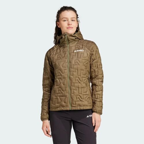 Veste À Capuche Isolante Terrex Xperior Primaloft Loose Fill Adidas - Olive Strata - M