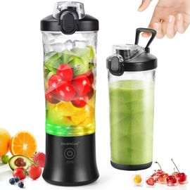 SUBZONAL-Mixeur portable pour smoothie, Blender Mixeur avec 600 ml de grande capacité et batterie 4000 mAh, 6 lames 3D et IPx67 étanche, moteur 270 W pour faire des milkshakes et smoothies