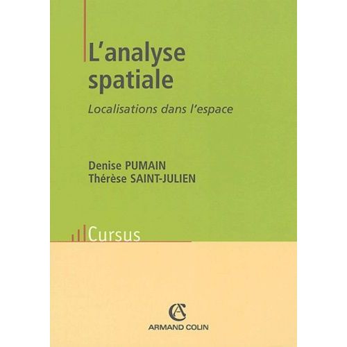 L'analyse Spatiale - Localisations Dans L'espace