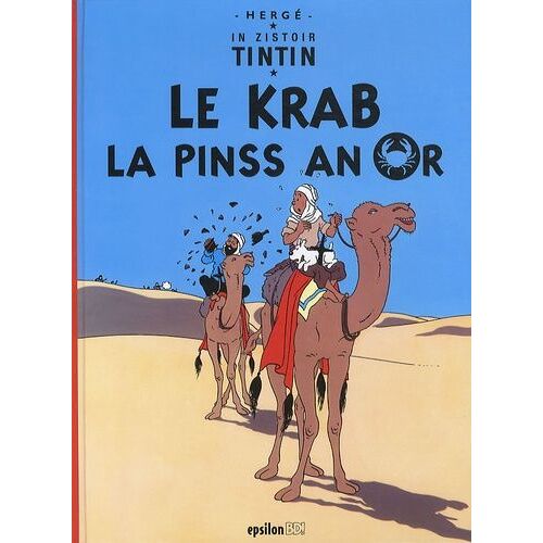 In Zistoir Tintin - Le Krab La Pinss An Or