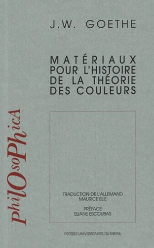 Matériaux Pour L'histoire De La Théorie Des Couleurs
