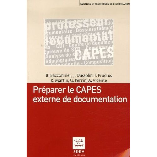 Préparer Le Capes Externe De Documentation