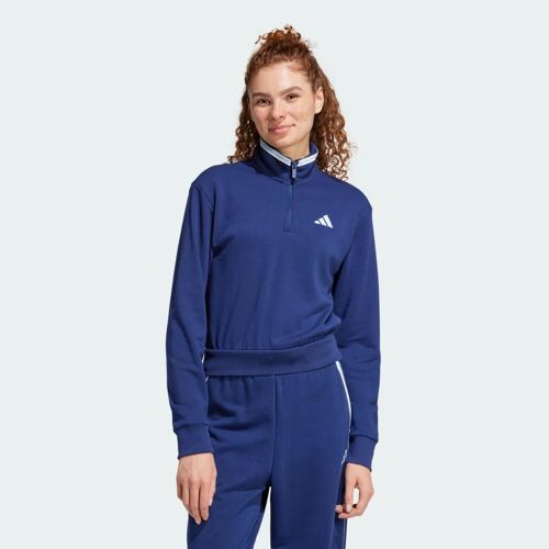 Veste De Survêtement Courte Molleton À Quart De Zip Essentials Color Pop Adidas Sportswear Kws77 - S