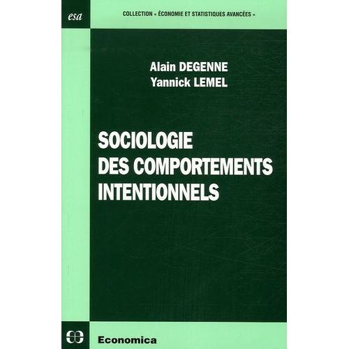 Sociologie Des Comportements Intentionnels