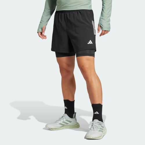 Short 2 En 1 Own The Run Climacool Adidas - Black - S