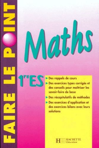 Maths, 1re Es