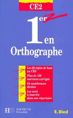 1er En Orthographe Ce2 - Cycle Des Approfondissements