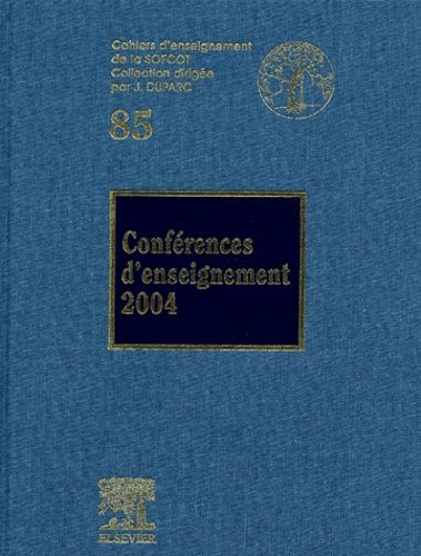 Conférences D'enseignement 2004