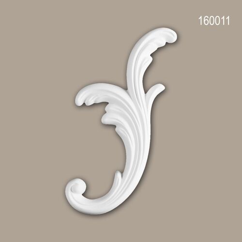 Élément décoratif 160011 Profhome style Rococo-Baroque blanc