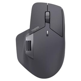 Rapoo MT760L - Souris - multi-mode - optique - 10 boutons - sans fil - 2.4 GHz, Bluetooth 4.0, Bluetooth 5.0 - récepteur sans fil USB - noir
