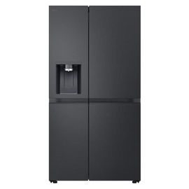 Réfrigérateur-congélateur LG GSLE90EVAC - côte à côte avec distributeur d'eau, distributeur de glaçons - WiFi - 91.3x73.5x179 cm (lxpxh) - 628 litres - classe C - steel-black