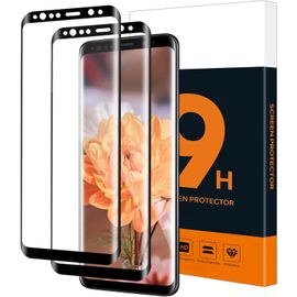 Kal-2 Pièces Verre Trempé Pour Samsung Galaxy S9, Haute Sensibilité, À L'épreuve Des Bulles, 3d Couverture Totale Vitre Protection, Dureté 9h, Haute Définition Samsung S9 Protection Écran