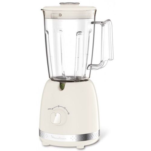 Blender Soleil 6 Lames, 2 Vitesses Ivoire Lm355a10 Moulinex - Le Blender