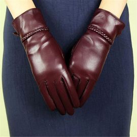 Gants En Peau De Mouton Véritable 100% Pour Femmes Mitaines Chauds Confortables Femme À La Mode Simples De Haute Qualité S2214 Hiver