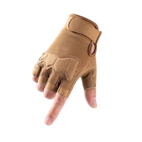 Gants Sans Doigts Demi-Doigt Pour Sports De Plein Air Mitaines De L'armée Militaire Camouflage Escalade Cyclisme Équitation Airsoft Salle De Sport S2104