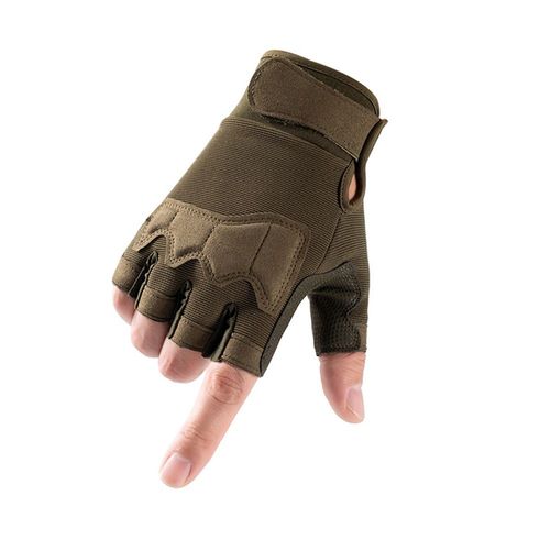 Gants Sans Doigts Demi-Doigt Pour Sports De Plein Air Mitaines De L'armée Militaire Camouflage Escalade Cyclisme Équitation Airsoft Salle De Sport S2104