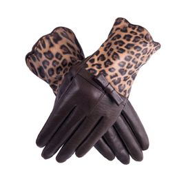 Gants En Cuir De Mouton Pour Femmes Plus Velours Épaississement Qualité Nouveau Automne Et Hiver S2806