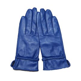 Gants En Peau De Mouton Véritable 100% Pour Femmes Mitaines Chauds Confortables Femme À La Mode Simples De Haute Qualité S2214 Hiver