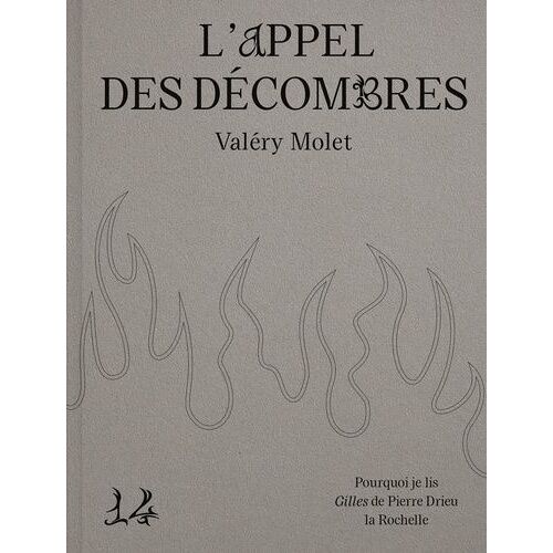 L'appel Des Décombres - Pourquoi Je Lis Gilles De Pierre Drieu La Rochelle
