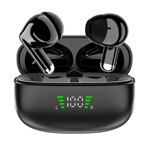 Écouteurs Bluetooth SP9X noirs : réduction du bruit et longue durée de vie