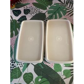 Lot De 2 Boîtes Duettes Tupperware Vintage 